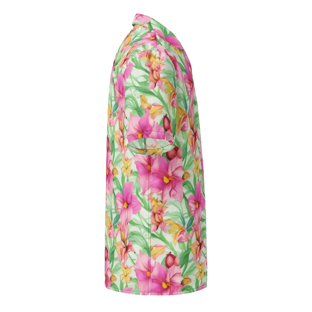 Floral Pattern Naupaka Flowers Hawaiian Shirt product image (4)