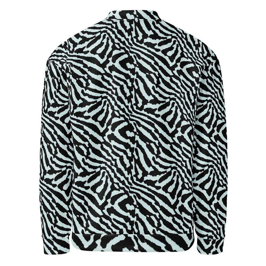 Blue Zebra Bomber Jacket product image (2)