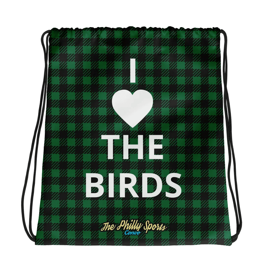 I Heart Birds Drawstring Bag product image (1)