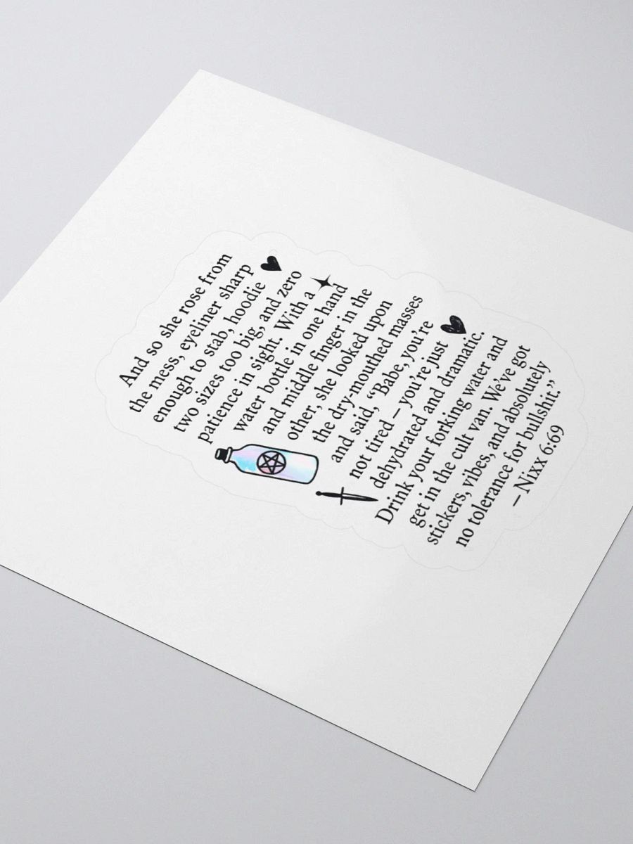 Saint Nix Bible Verse Sticker product image (9)