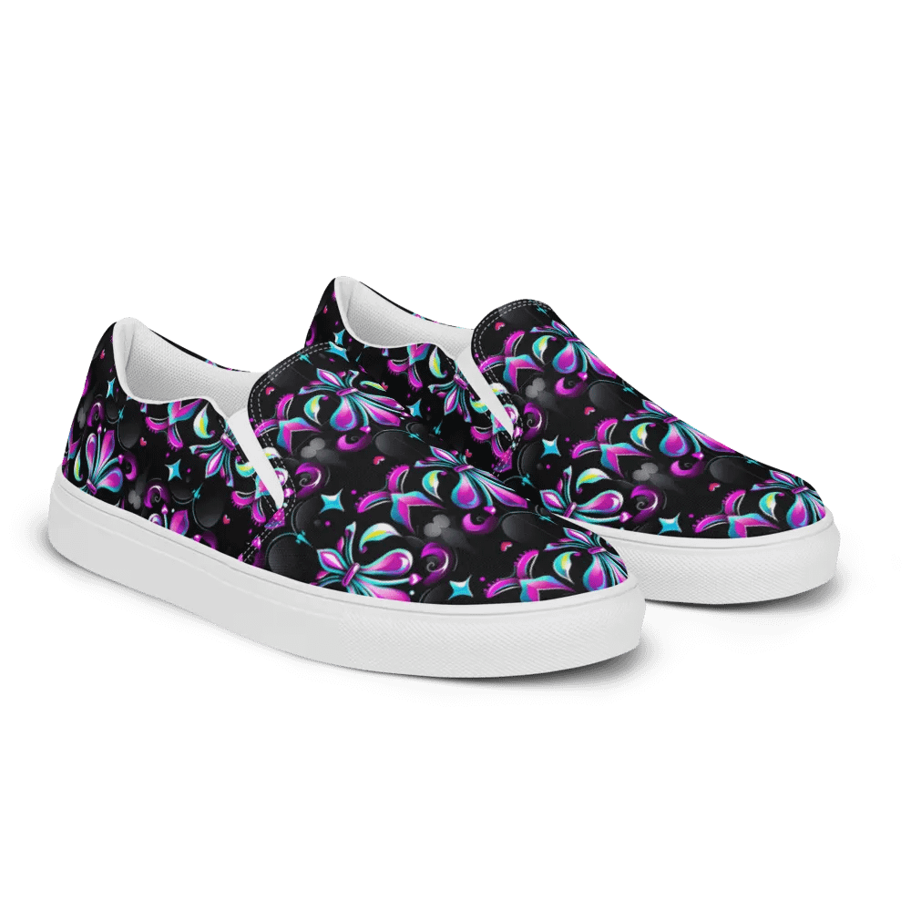 Mardi Gra All Over Print Slip On Shoes product image (7)