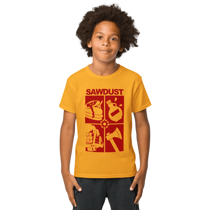 4 Square (red) T Shirt (youth) product image (41)