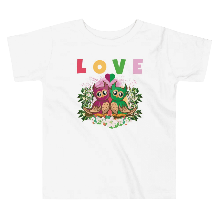 Love Colorful Funny Cute Bella +Canvas Toddler T-Shirt – Best Gift for Kids product image (5)