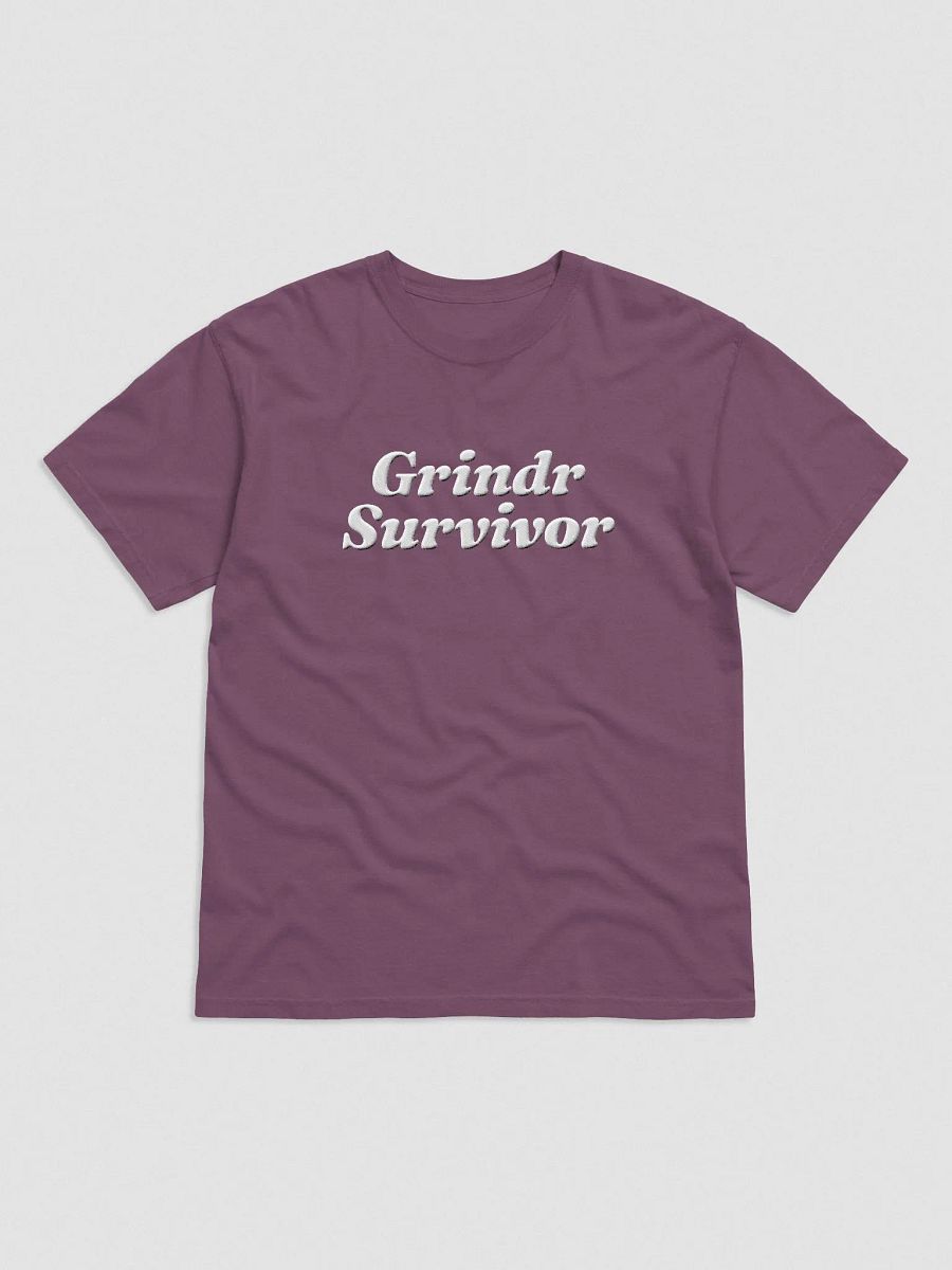 'Grindr Survivor' Embroidered Tee product image (1)