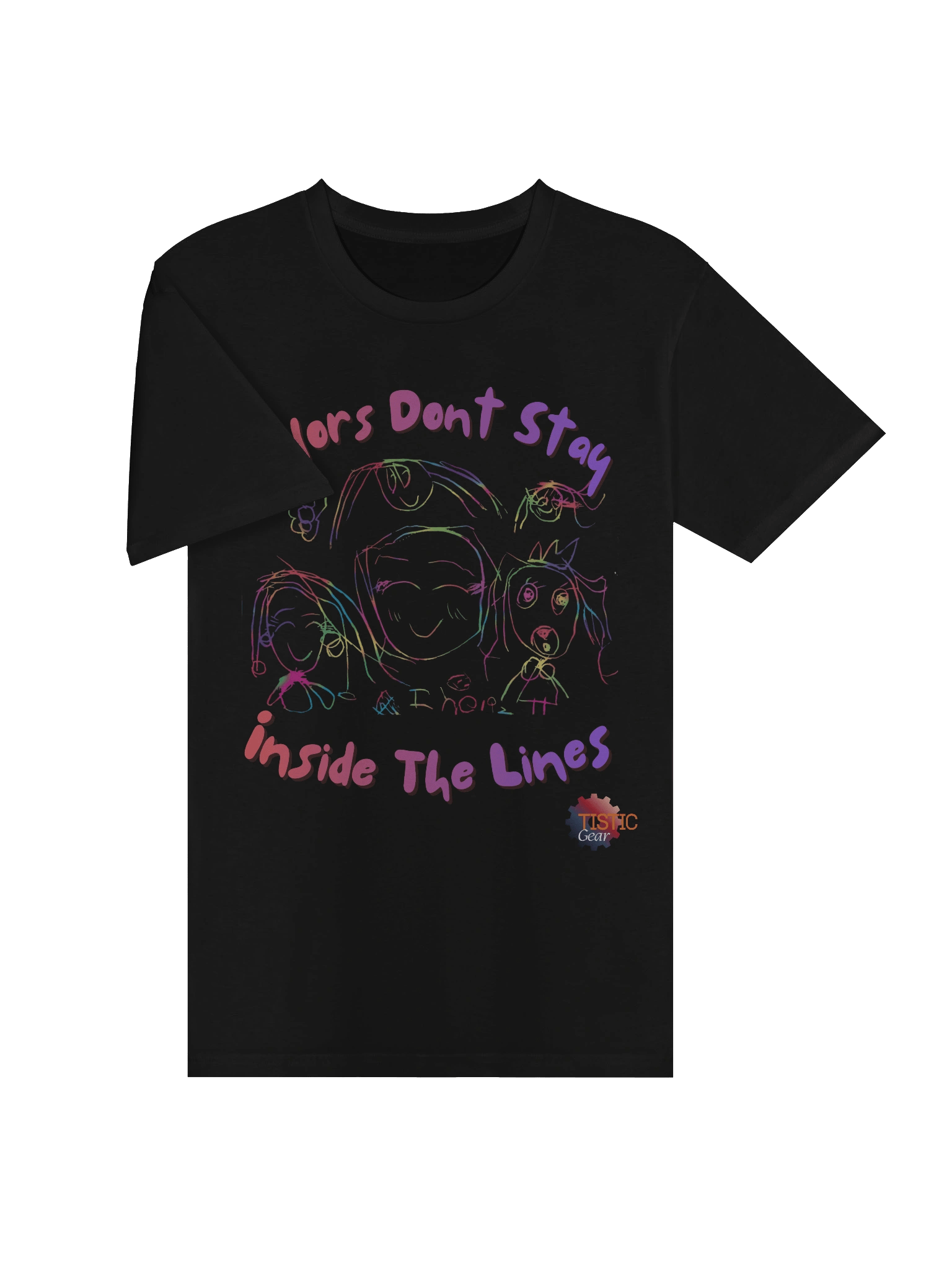 Men's TISTIC Gear – “Colors Don’t Stay Inside The Lines” Limited Edition Tee product image (3)