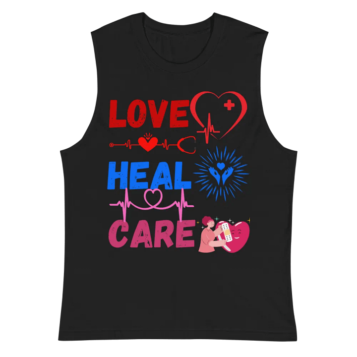 Love, Heal, Care Muscle Tank product image (3)
