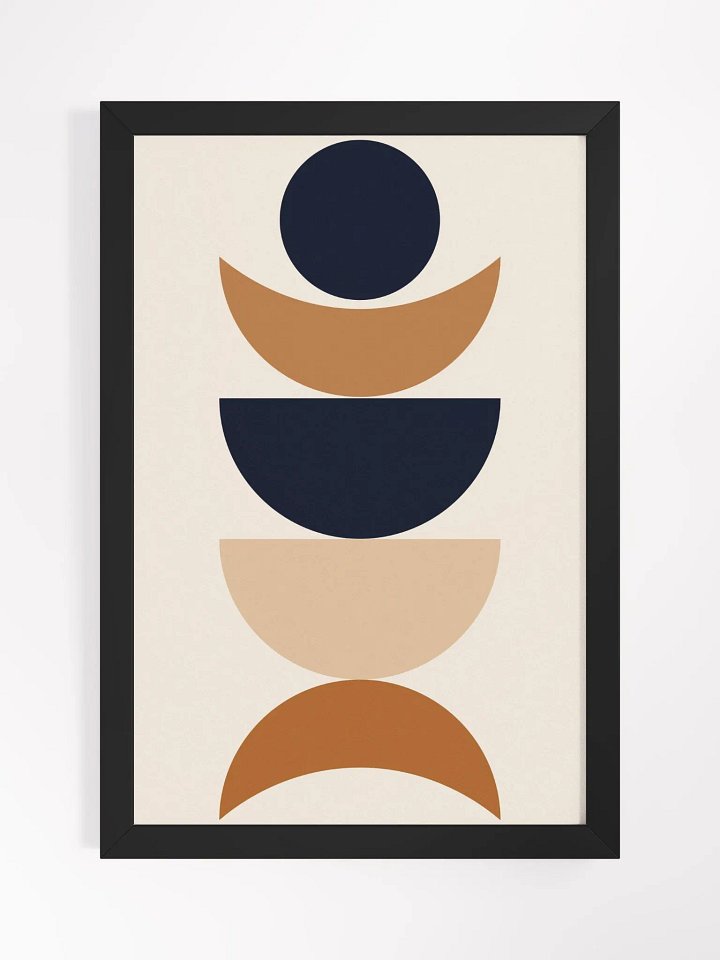 Symmetric Serenity Framed Poster product image (4)