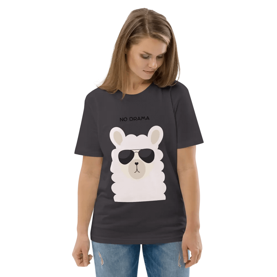 Llama Coolness Organic Tee product image (140)