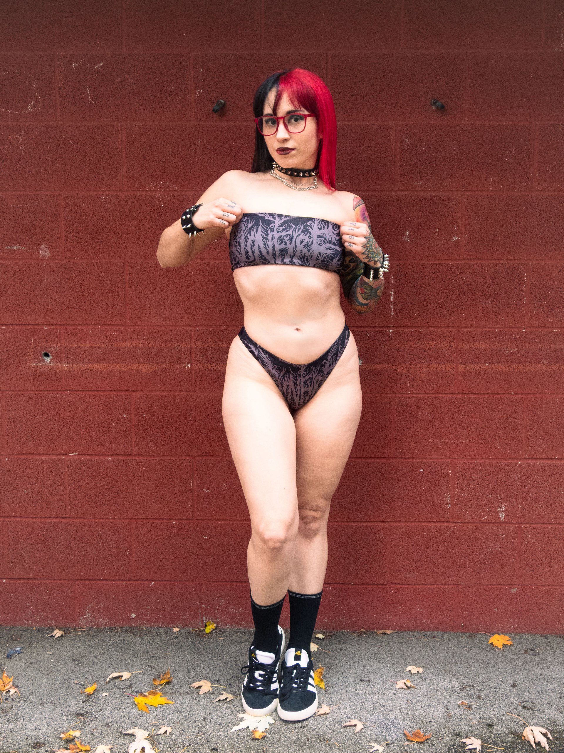 Sunfyre Gray Metal Logo Bikini product image (7)