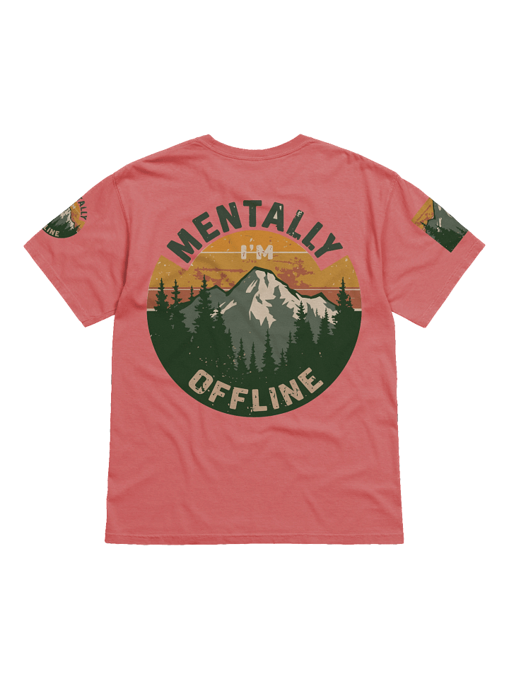 Mentally I'm Offline Mountain Tee product image (17)