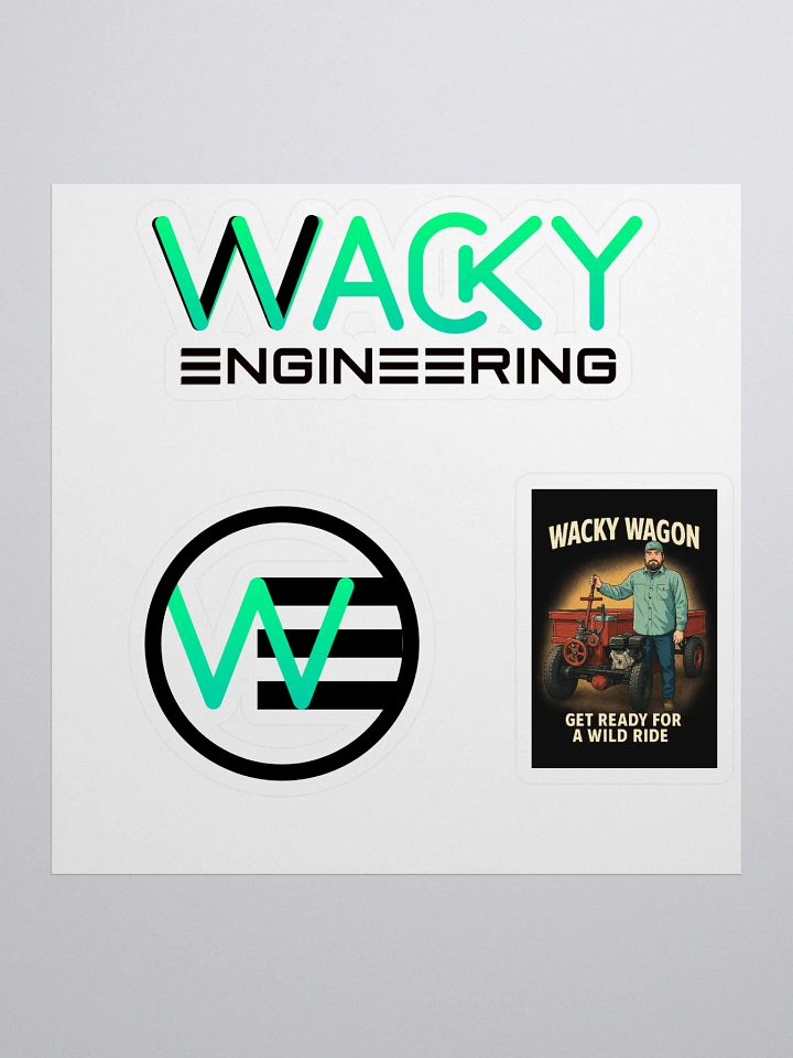 Wacky Engineering Sticker Pack product image (1)