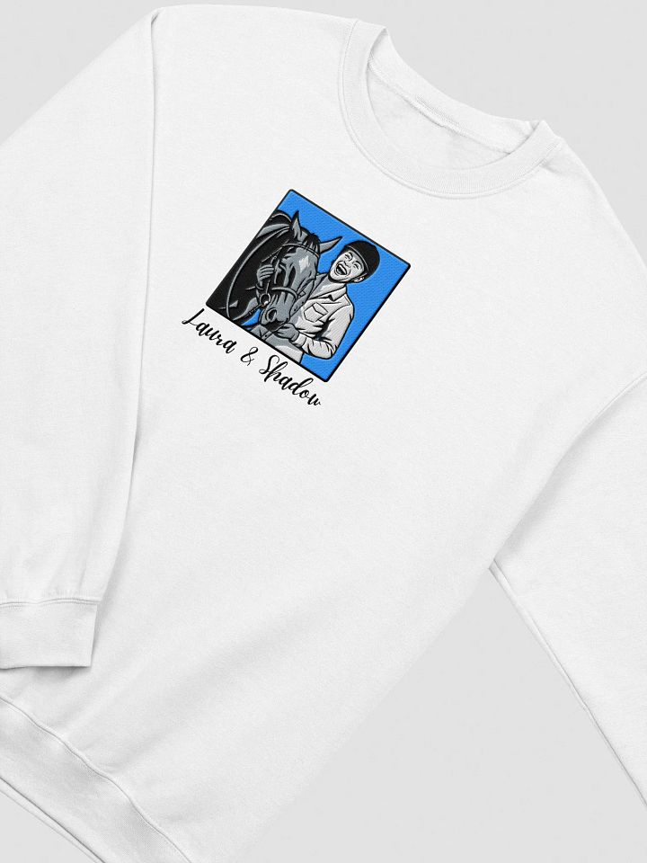 YOU AND YOUR HORSE! / SWEATSHIRT WITH PERSONALIZED NAME / EMBROIDERED product image (1)