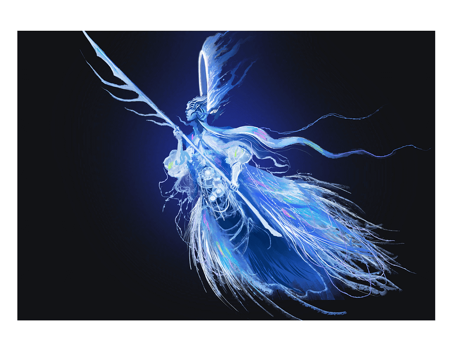 Azriel, Cantor of the Heavenly Choirs 8.5x11" (21.59 x 27.94cm) product image (1)