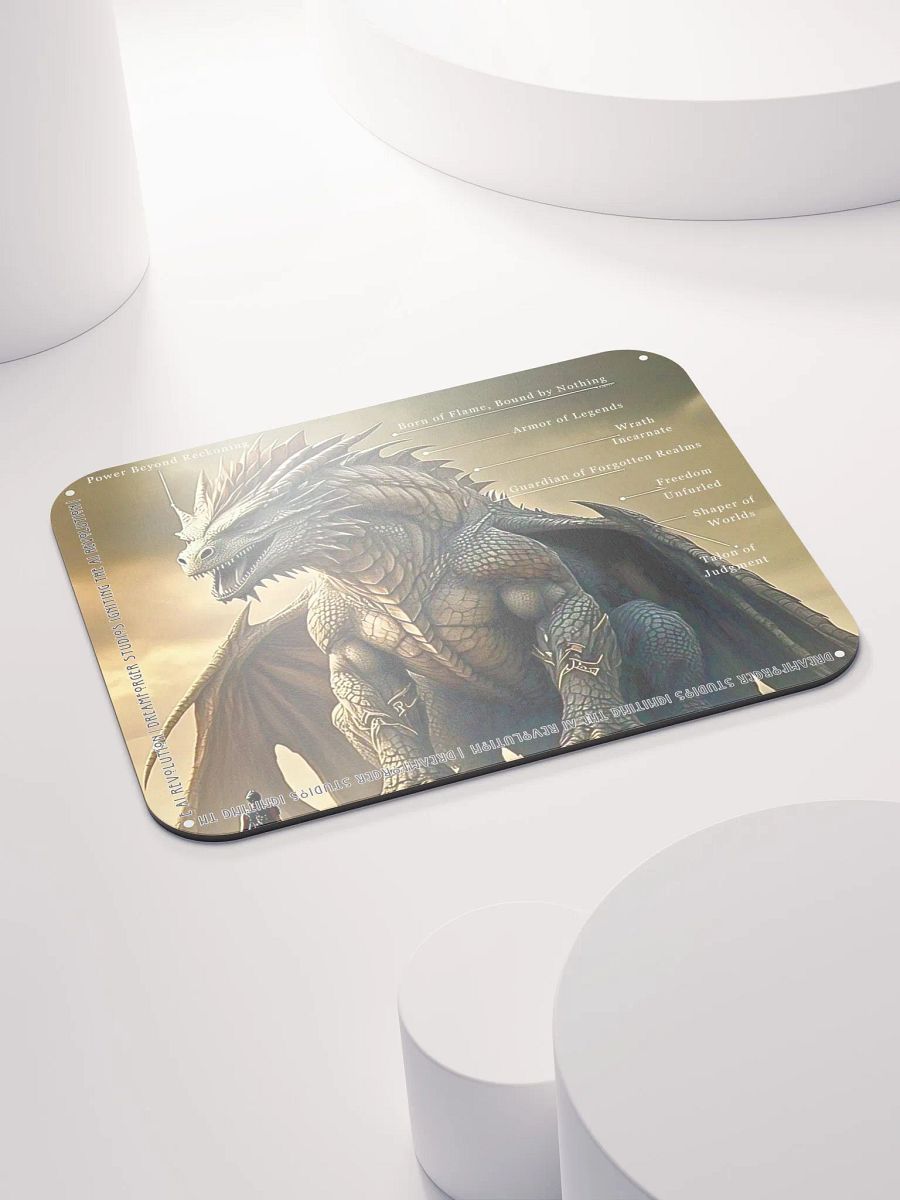 Draco Realms: Titan of the Ancient Flame Mouse Pad product image (4)
