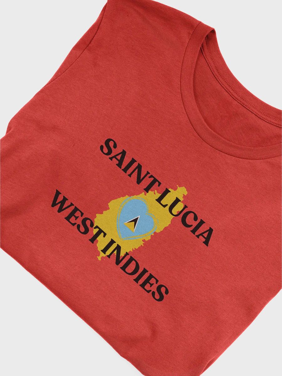 Saint Lucia Island Heart T-Shirt product image (66)