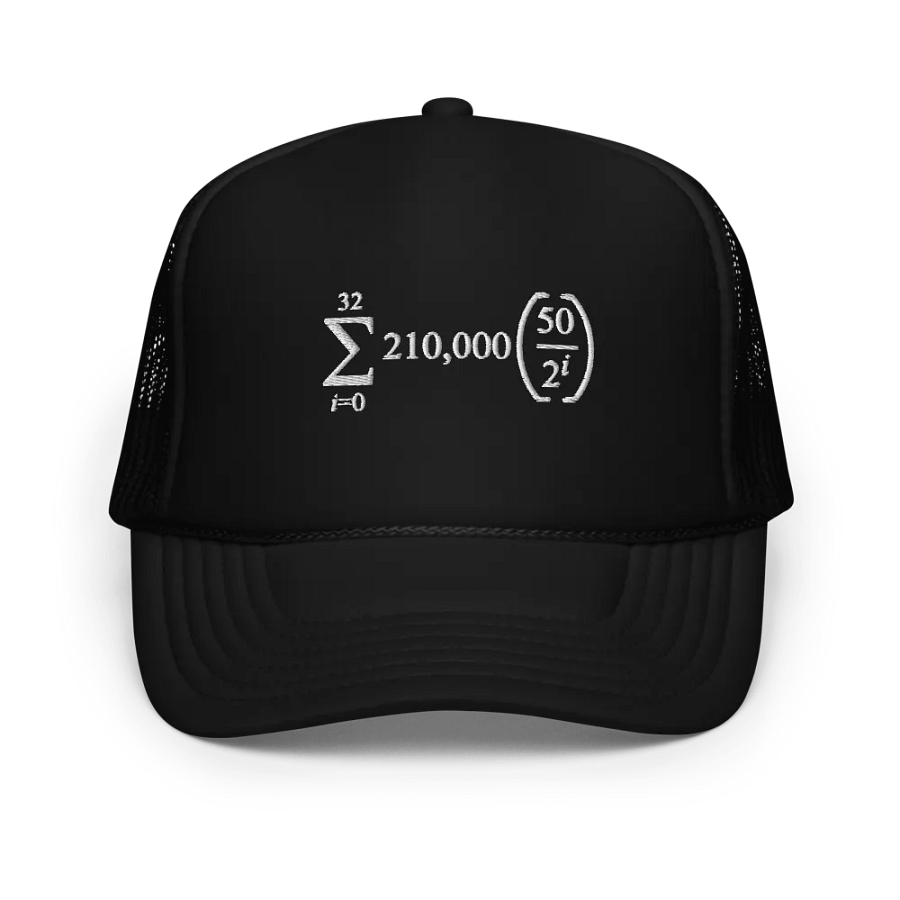 Bitcoin's Supply Issuance Formula Hat product image (1)