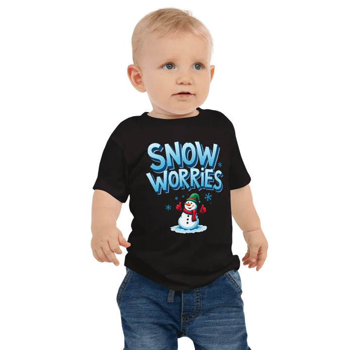 Snow Worries Baby Tee product image (1)