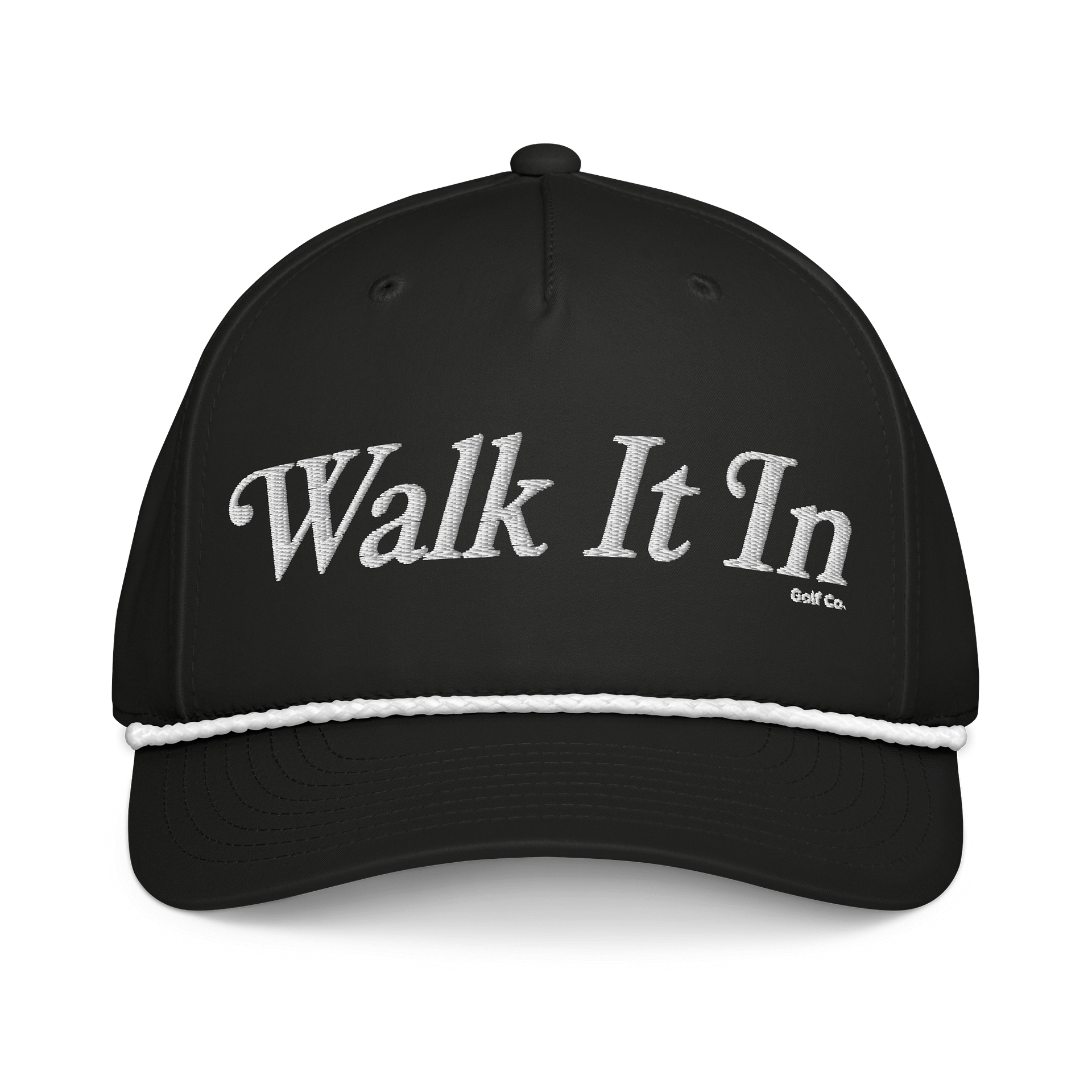 Walk It In — Classic Rope Hat (Black) product image (1)