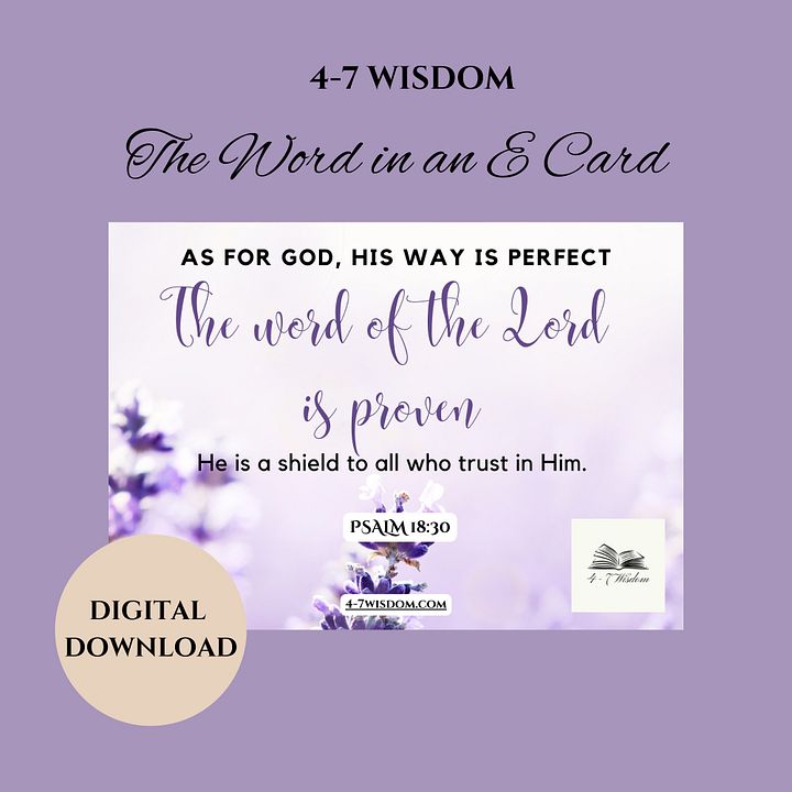The Word E Card product image (1)
