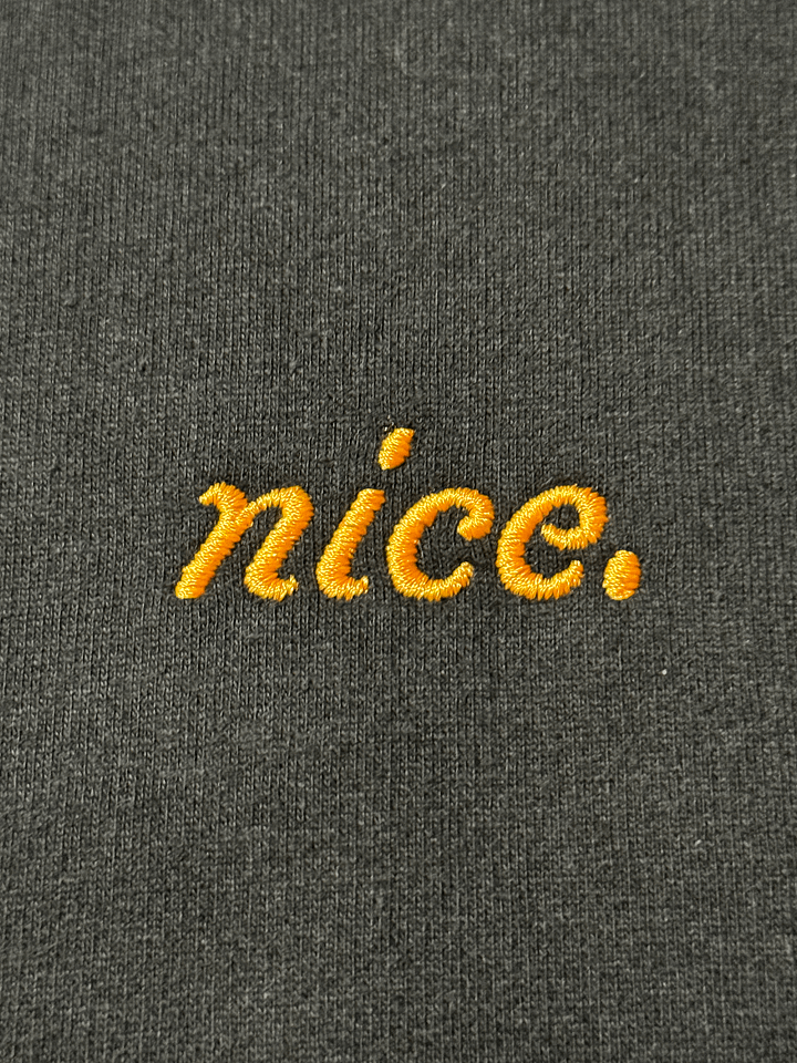 Nice. Gold Embroidered Hoodie (Black) product image (2)