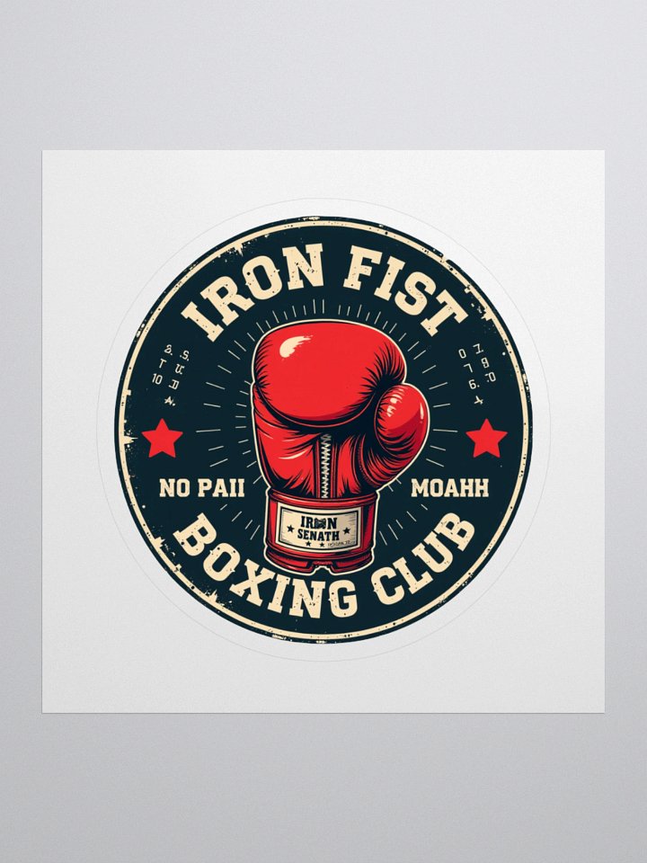 Iron Fist Boxing Club Sticker Set product image (1)