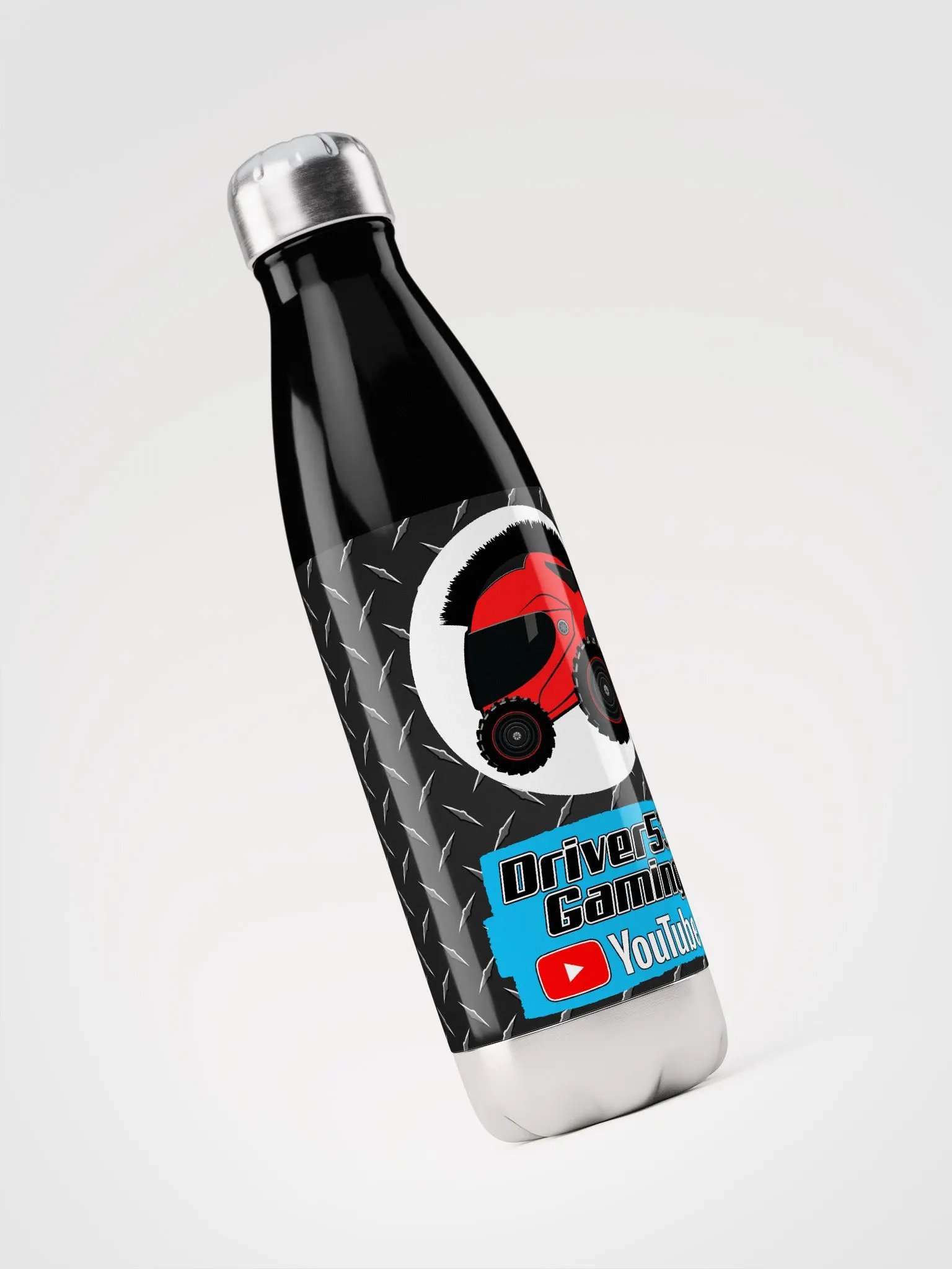 Diamond Plate Logo Stainless Steel Water Bottle product image (3)