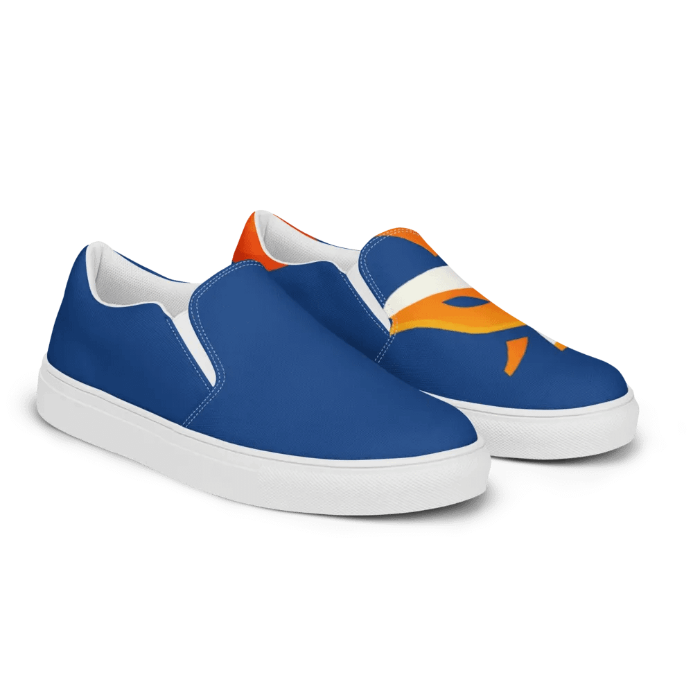NogoBig Chaussures slip-on femme bleues product image (5)