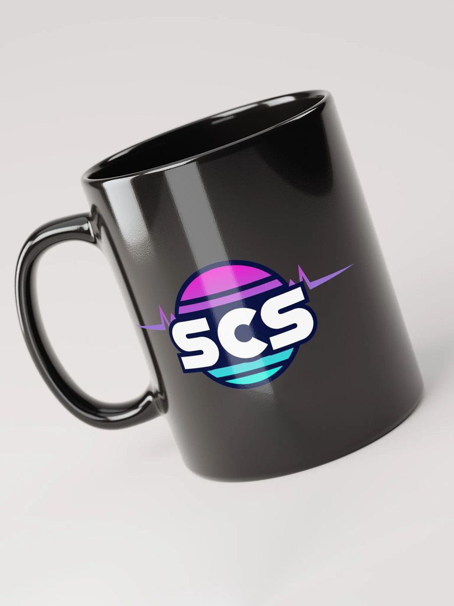 SCS STREAM TEAM BLACK MUG product image (3)