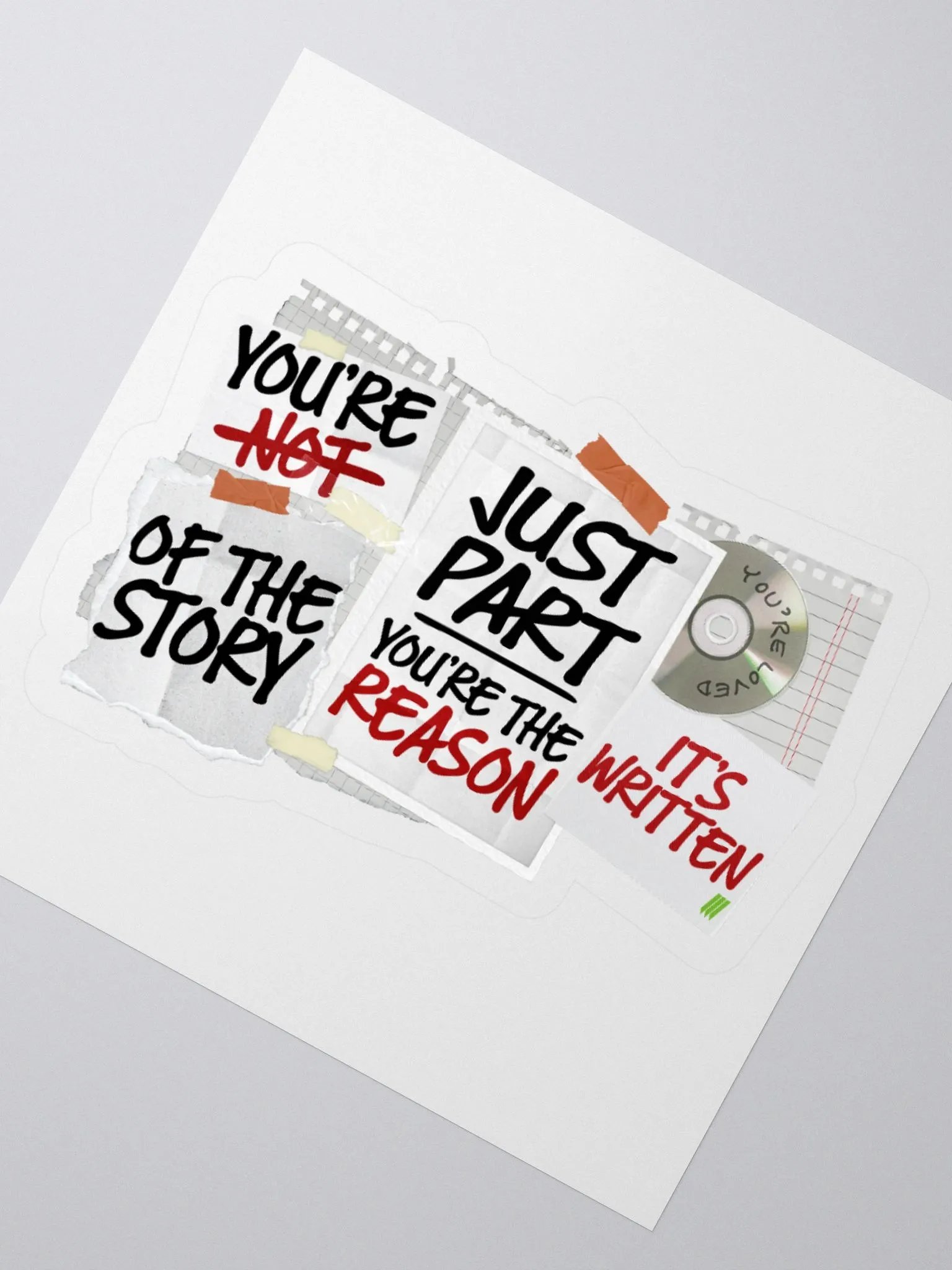 You're THE Reason Sticker product image (3)