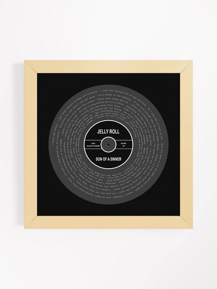Jelly Roll - Son of a Sinner Vinyl Poster product image (11)