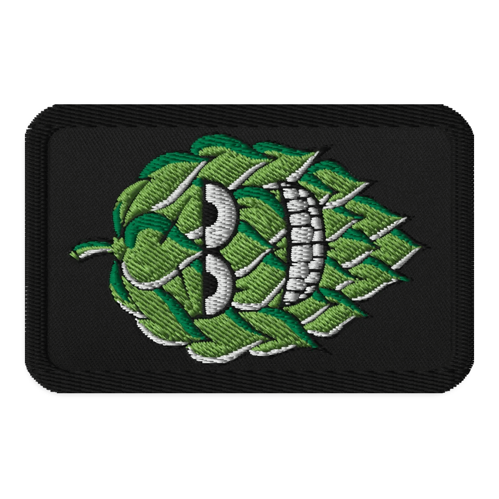 Hop Head Embroidered Patch product image (1)