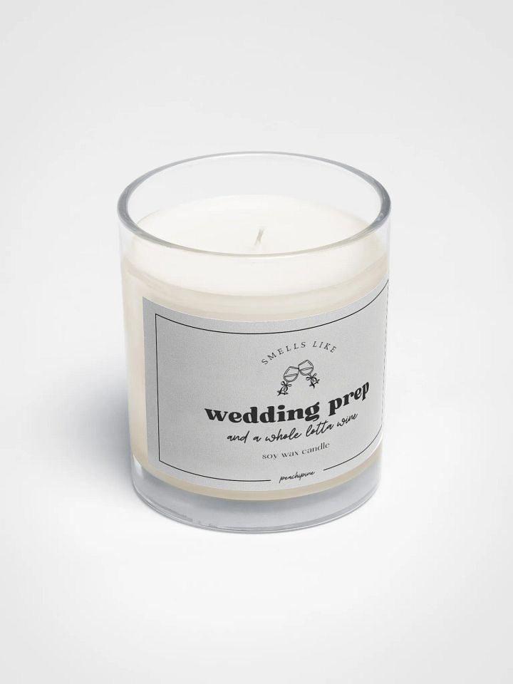 Wedding Prep Candle – Funny Bride Gift, Wedding Planning & Wine Candle product image (2)