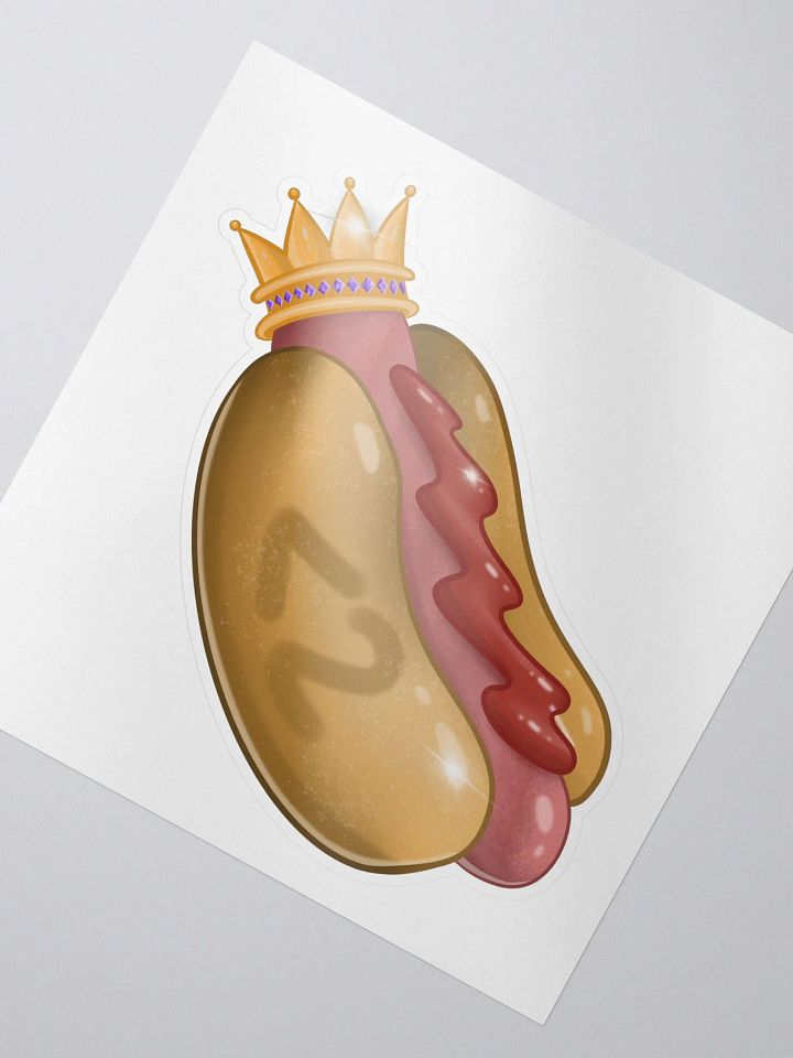 Less Than 2 Year Hotdog Sticker product image (1)
