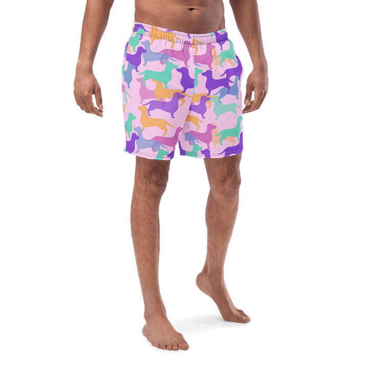 Pastel Camo Hughie Swim Shorts product image (1)