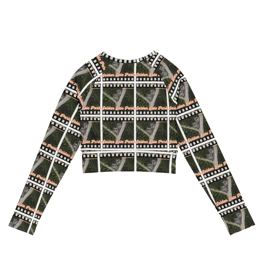 Golden Gate Park Raccoons Sleeved Crop Top product image (7)