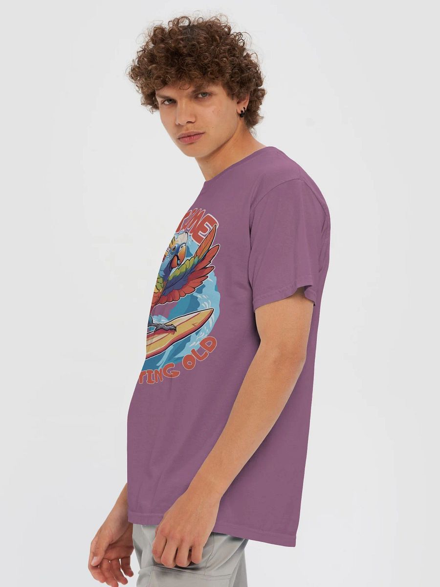 No Time For Getting Old Funny Parrot Surfing T-shirt product image (76)