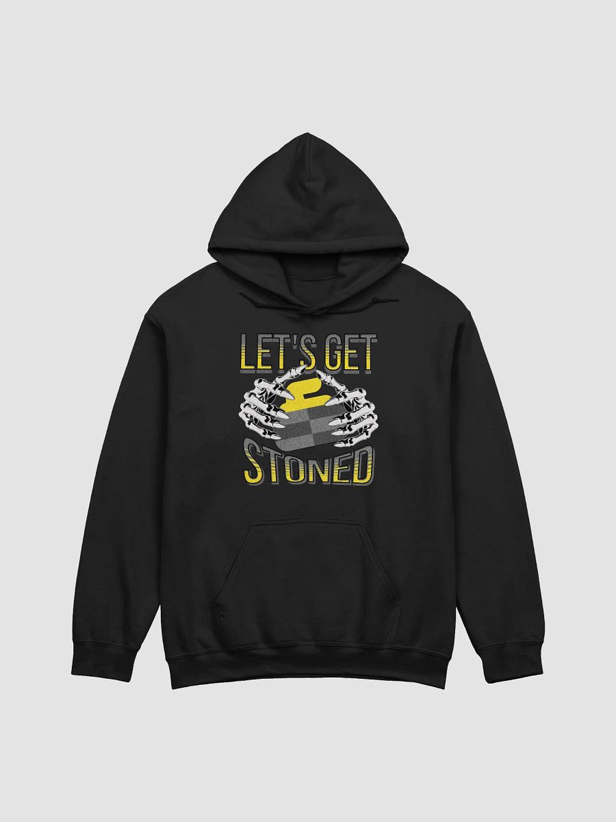 Lets Get Stoned Curling Skeletal Gaming Hoodie product image (1)