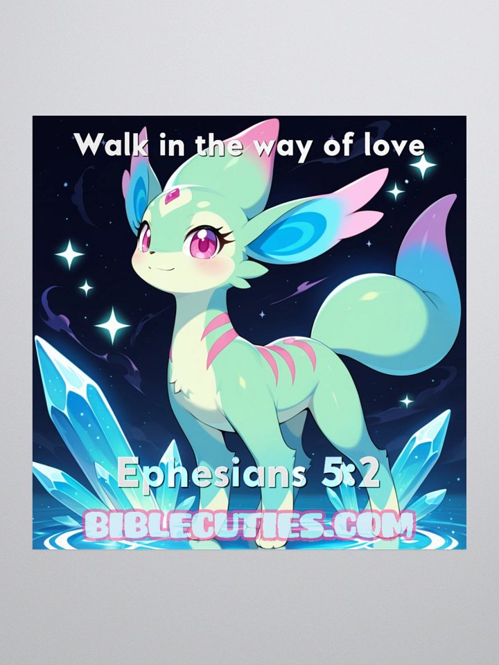 Bible Cuties Victoria - Walk in the way of love Sticker product image (1)