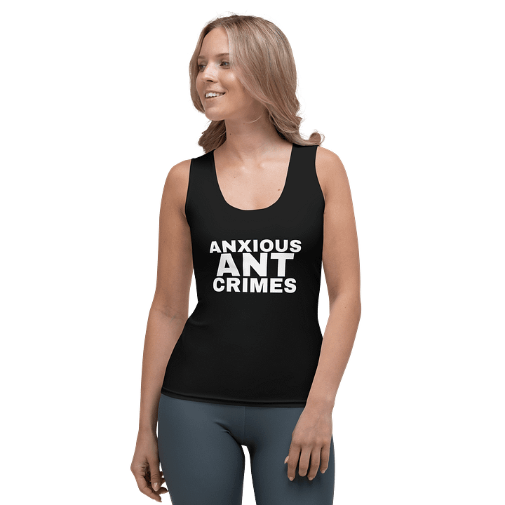 Anxious Ant Crimes - Classic Logo Tank ( White Text ) product image (1)
