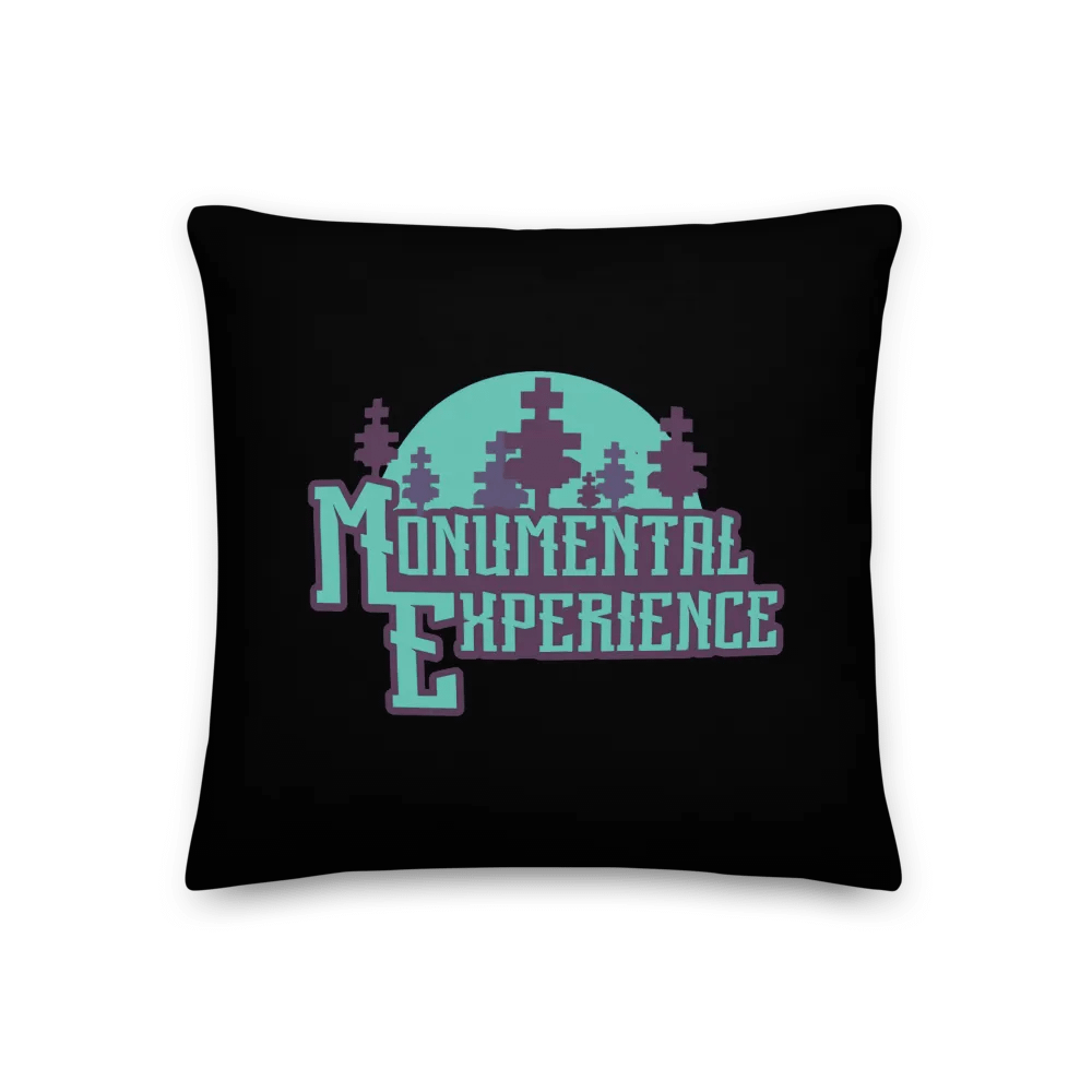 Black Monumental Experience All-Over Print Premium Pillow product image (1)