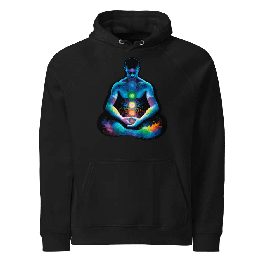 [Meditation] - Unisex Eco Raglan Hoodie product image (1)