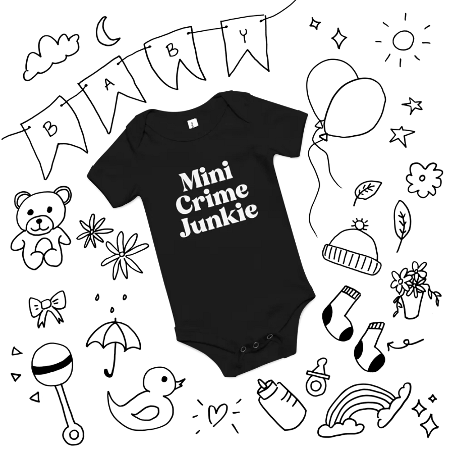 Mini Crime Junkie Onesie product image (13)