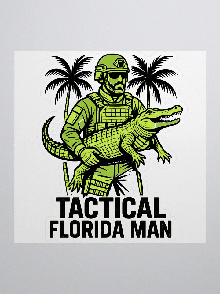 Tactical Florida Man Sticker product image (1)