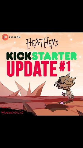 ✨Ayo fellas NEW MONTH NEW HEATHENS KICKSTARTER UPDATEEE, sign up for our newsletter for the full version >;D Link in bio! 

W...