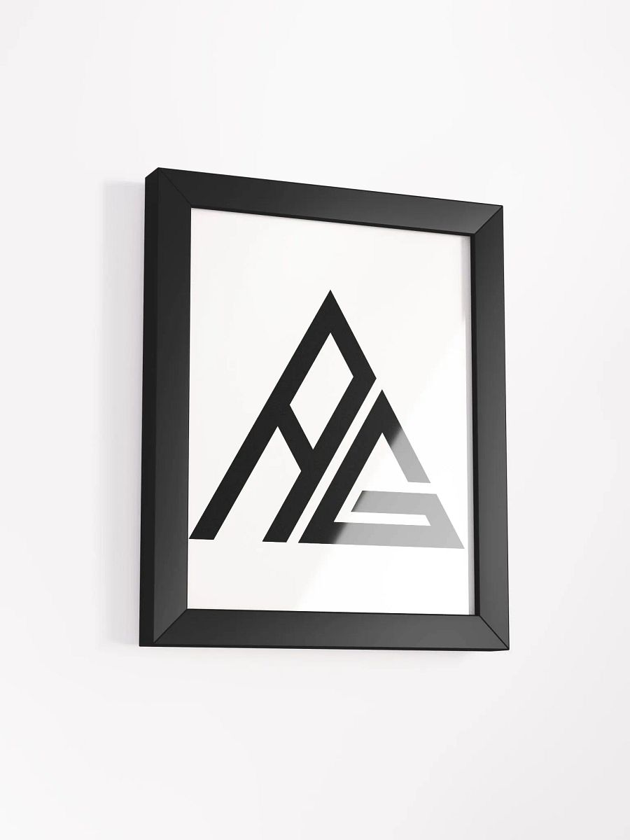 AG Signature Logo Framed Print product image (5)