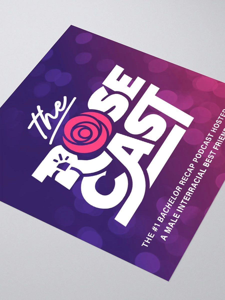 Rosecast Cover Art Sticker product image (7)