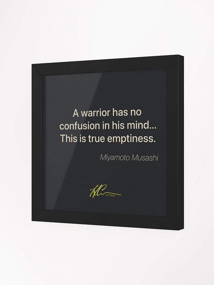 Miyamoto Musashi Q6 - Framed Poster product image (2)