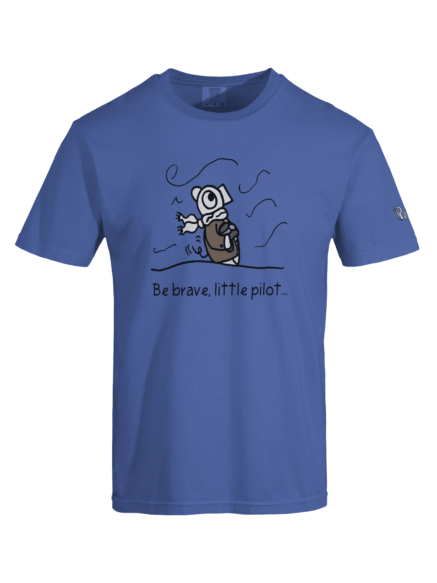 'Be brave, little pilot' Pupsies! Heavyweight T-Shirt product image (7)