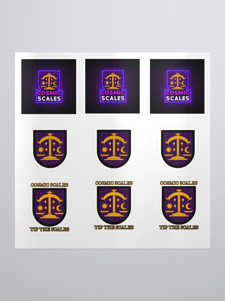 Cosmic logo stickers product image (1)