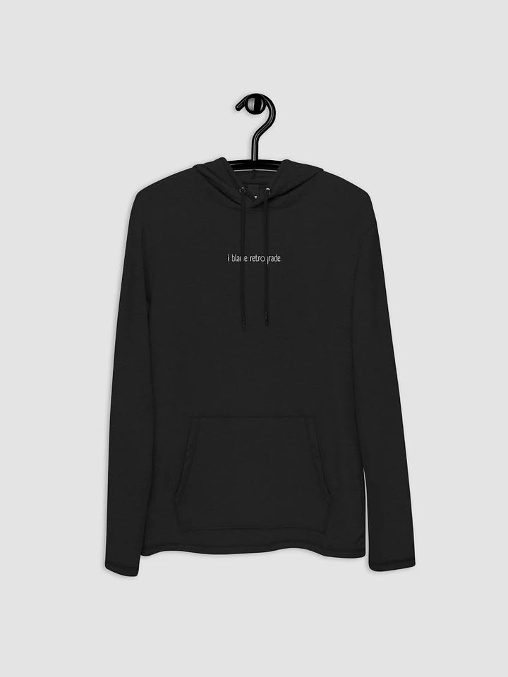 I Blame Retrograde Lightweight Hoodie Embroidered product image (2)
